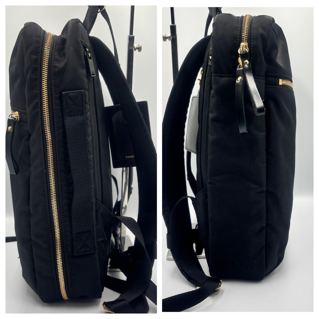 【極美品】ポーターガール シア リュック バックパック デイバック パスケース