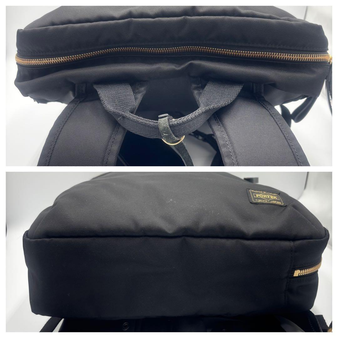 【極美品】ポーターガール シア リュック バックパック デイバック パスケース