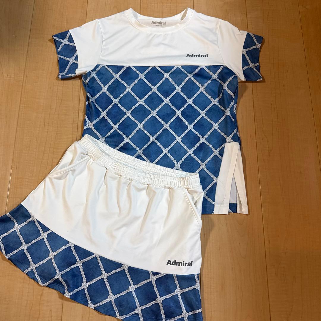 Admiral テニスウェアセット 青白