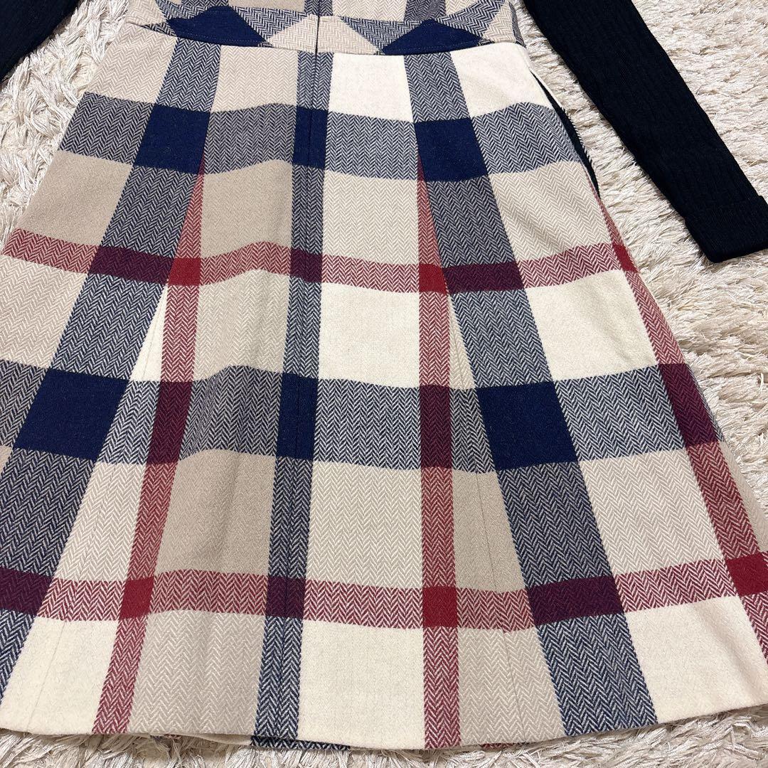 BLUE LABEL ブルーレーベル ツイード ワンピース 36