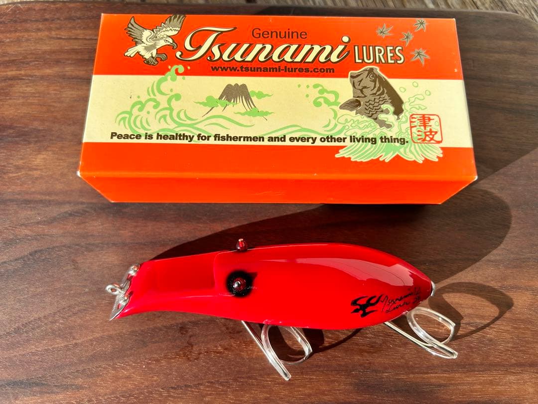 津波ルアーズ　くじらフェ　ファイヤーレッド