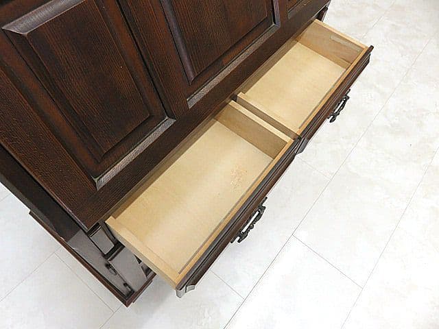 希少モデル　オールドカリモク 「コロニアル」 ライティングビューロー