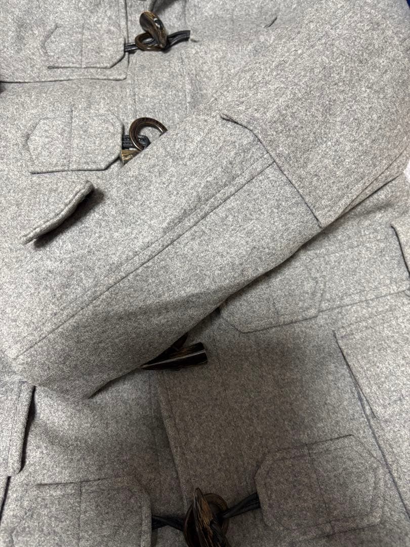 レア ARTISAN ダッフルコート グレー カシミヤ ウール S アルチザン
