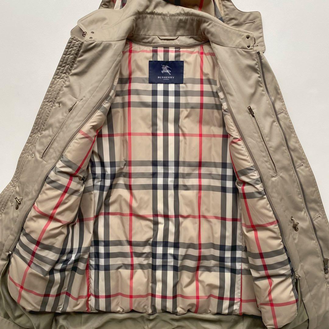 メガチェック】バーバリーロンドン ダウンライナー付コート L 3WAY