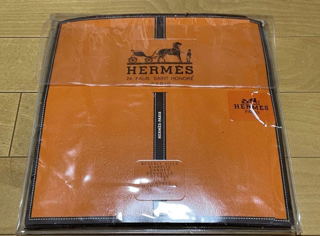 超希少　オールド　HERMES エルメス カレ　大判スカーフ 花柄　シルク　新品