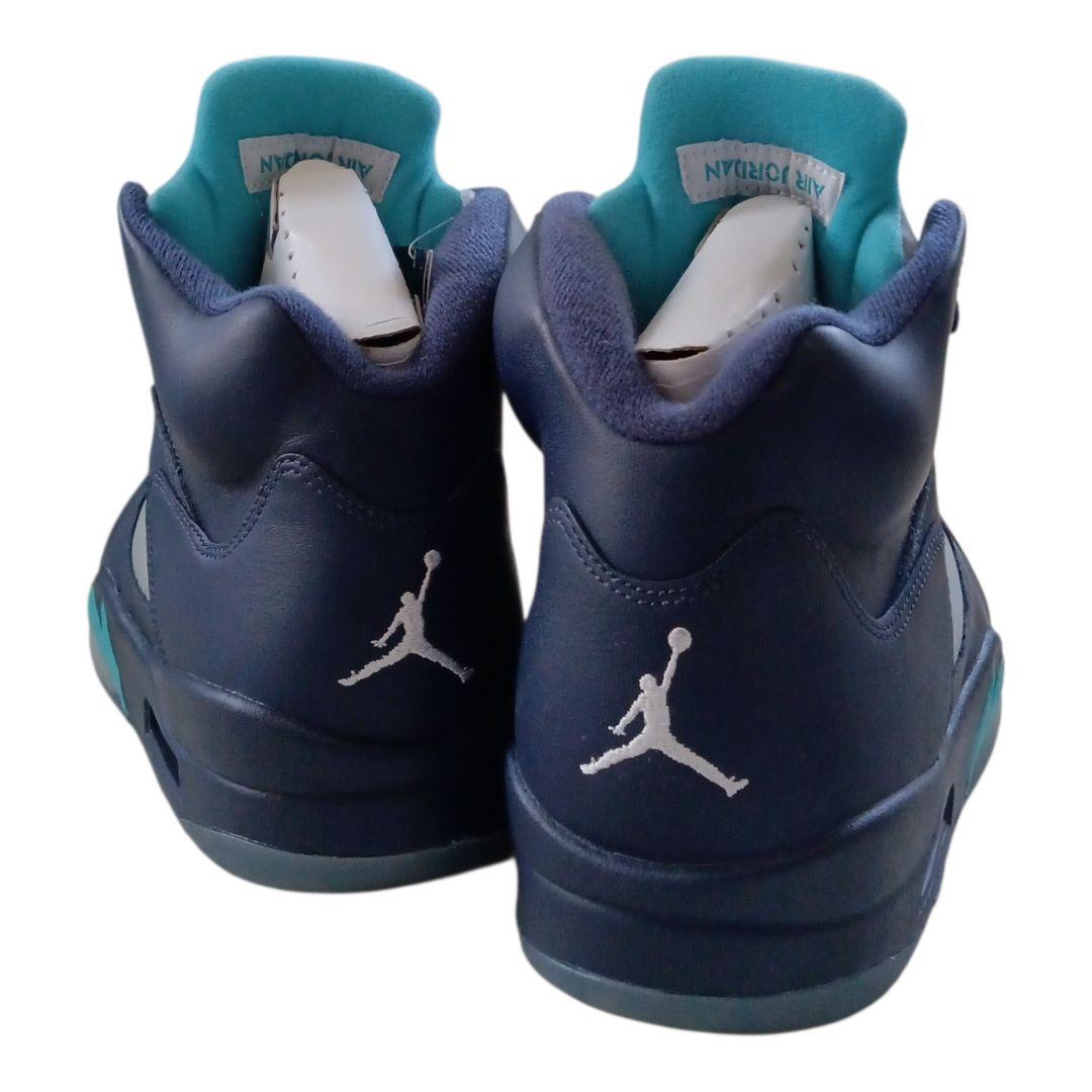 2014年製 エアジョーダン 5 グレープ ネイビー/ターコイズ - メルカリ
