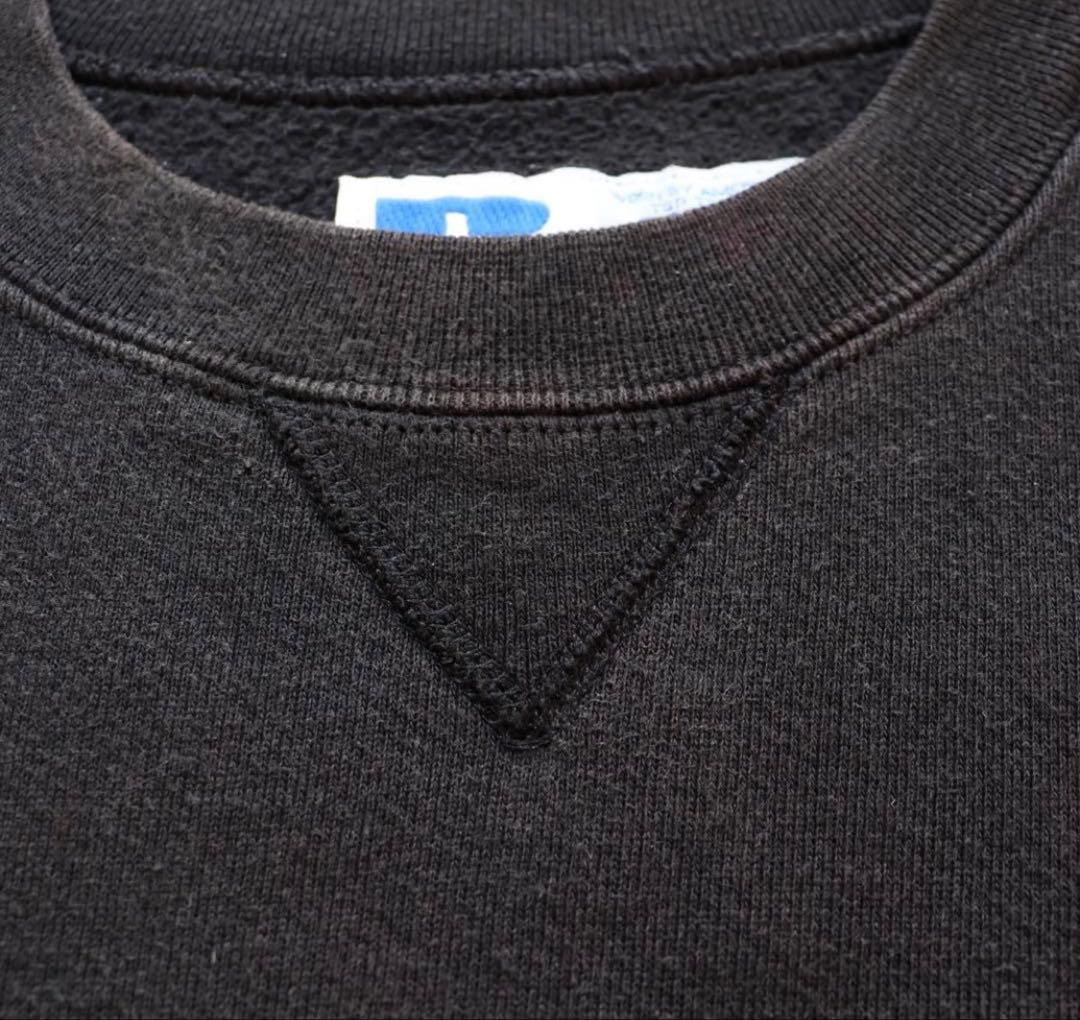 USA製90s Russell highcotton ハイコットン ブラック L