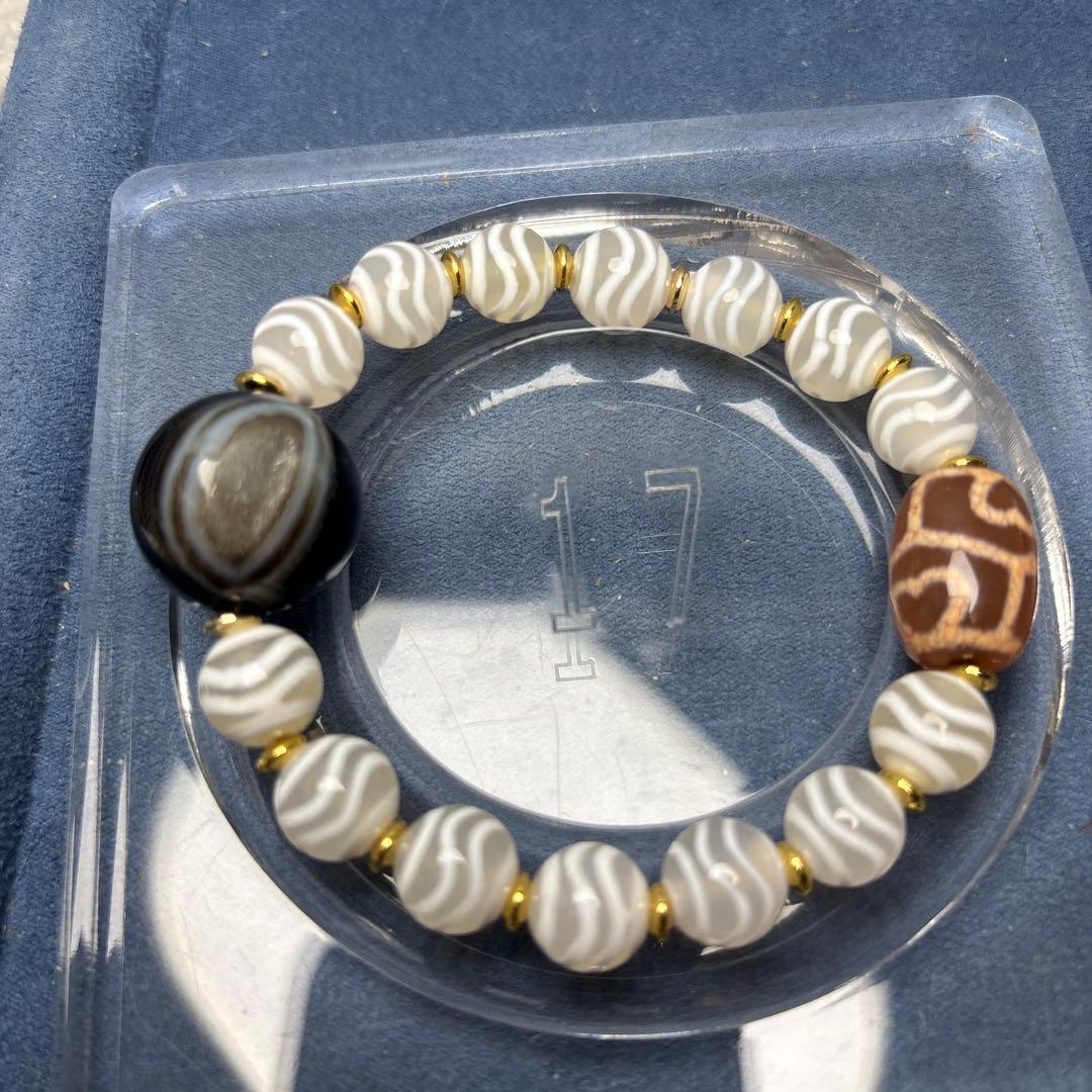 あずきちゃん様おまとめ玉髄　銀線白毫天珠　デンドリ11-95ご確認ページNo.1