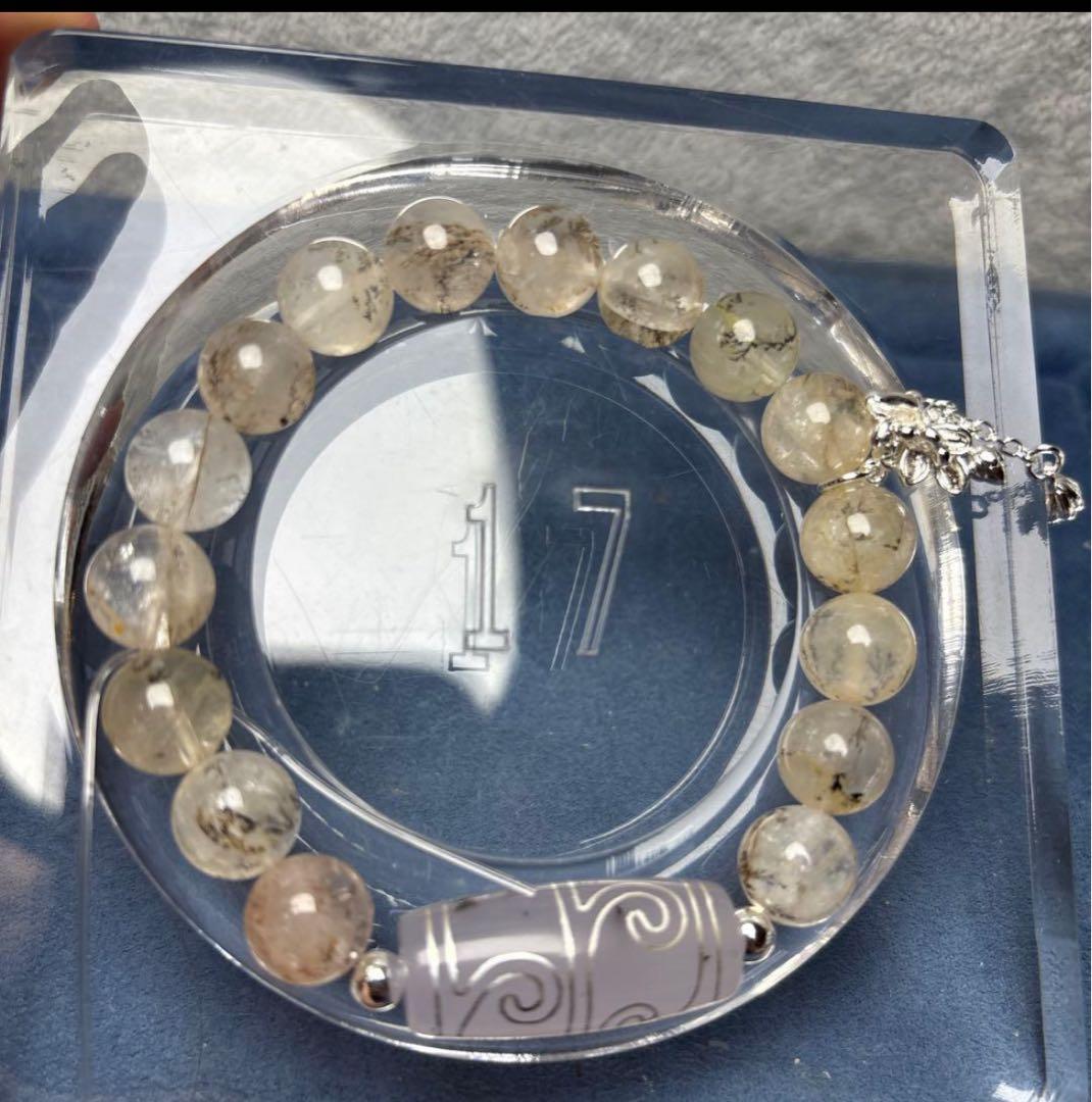 あずきちゃん様おまとめ玉髄　銀線白毫天珠　デンドリ11-95ご確認ページNo.1