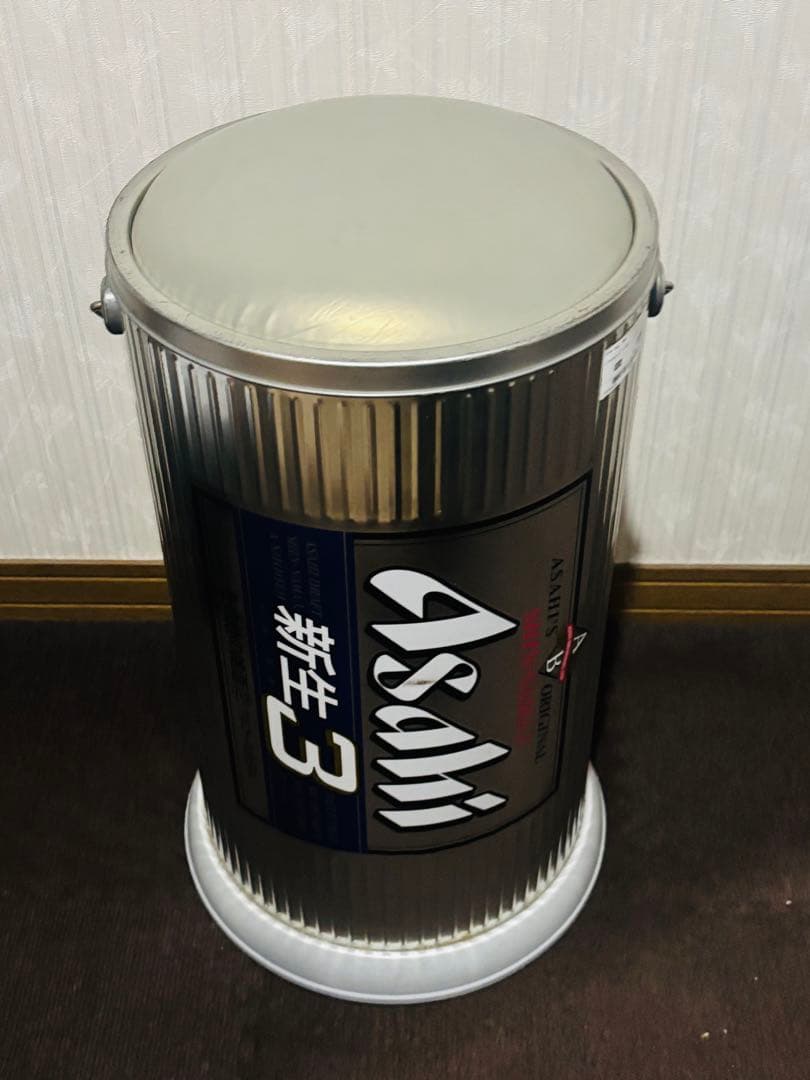 非売品 レア レトロ 特製 アサヒ新生3 タンク ペール缶 椅子 - メルカリ