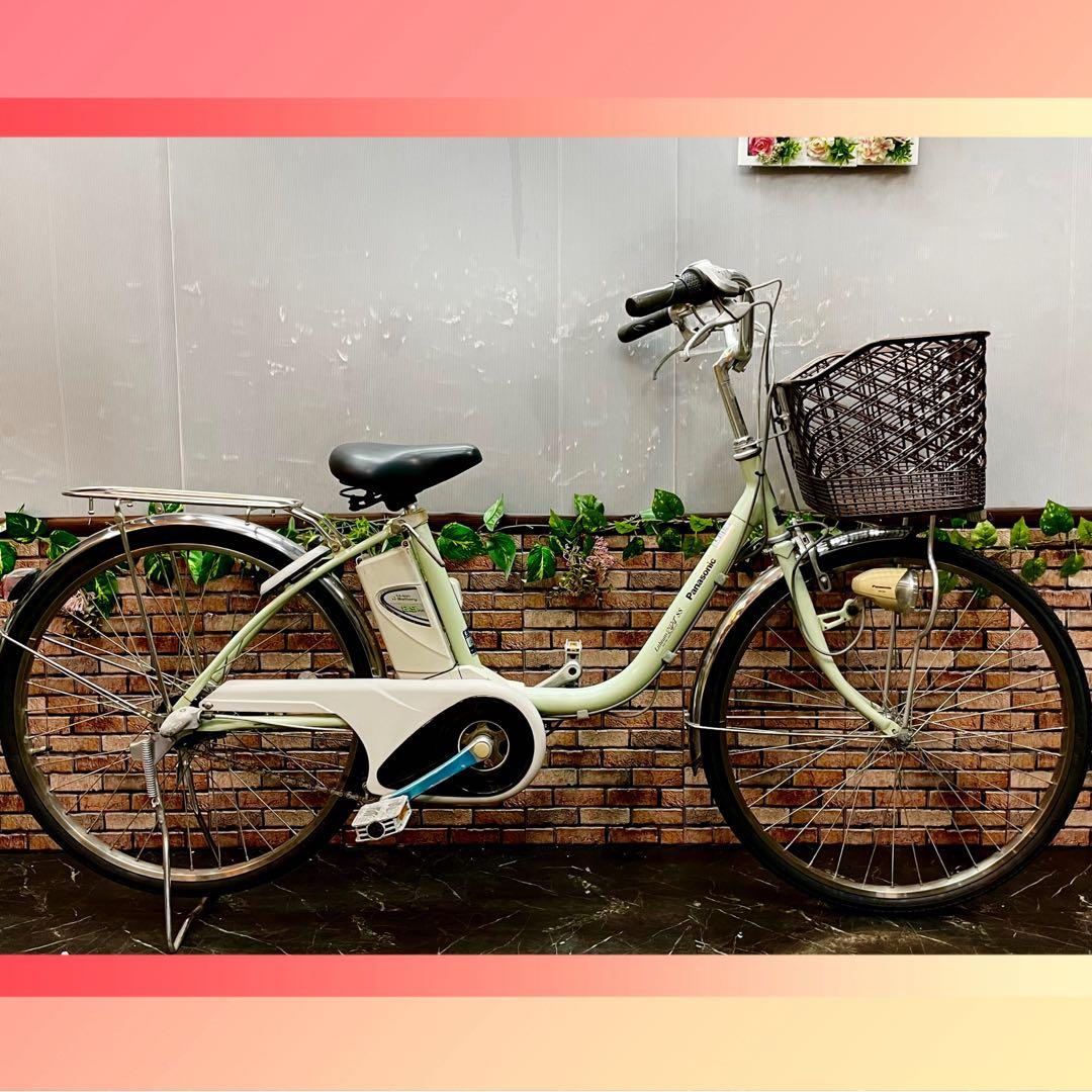 12】電動自転車 Panasonic lithium vivi SS グリーン