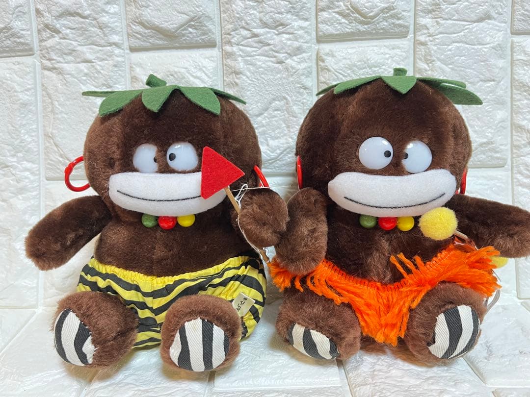 昭和レトロ ぬいぐるみ サンリオ サンボ＆ハンナ ビビンバ クロンボ