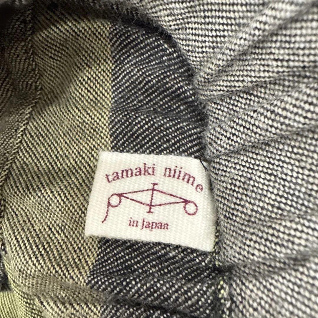 R00731 tamaki niime 玉木新雌　サルエルパンツ　カーキ　グレー