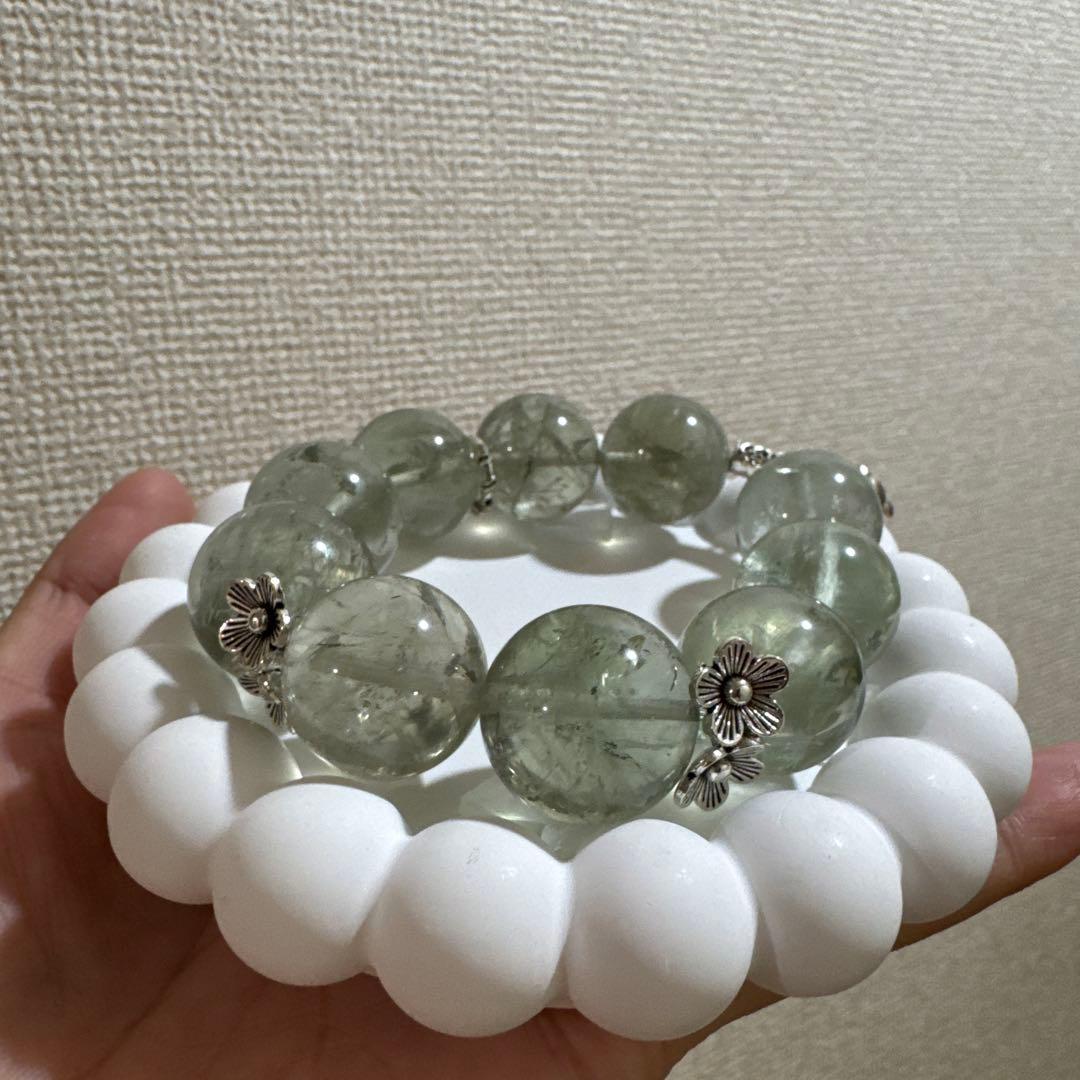グリーンアメジスト ブレスレット 大粒 美品 早い者勝ち