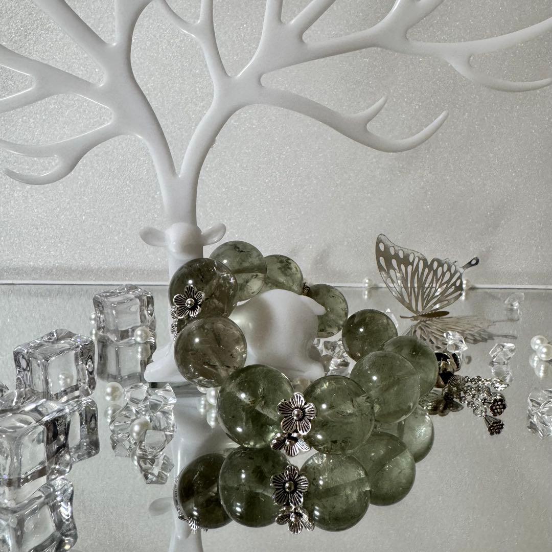 グリーンアメジスト ブレスレット 大粒 美品 早い者勝ち