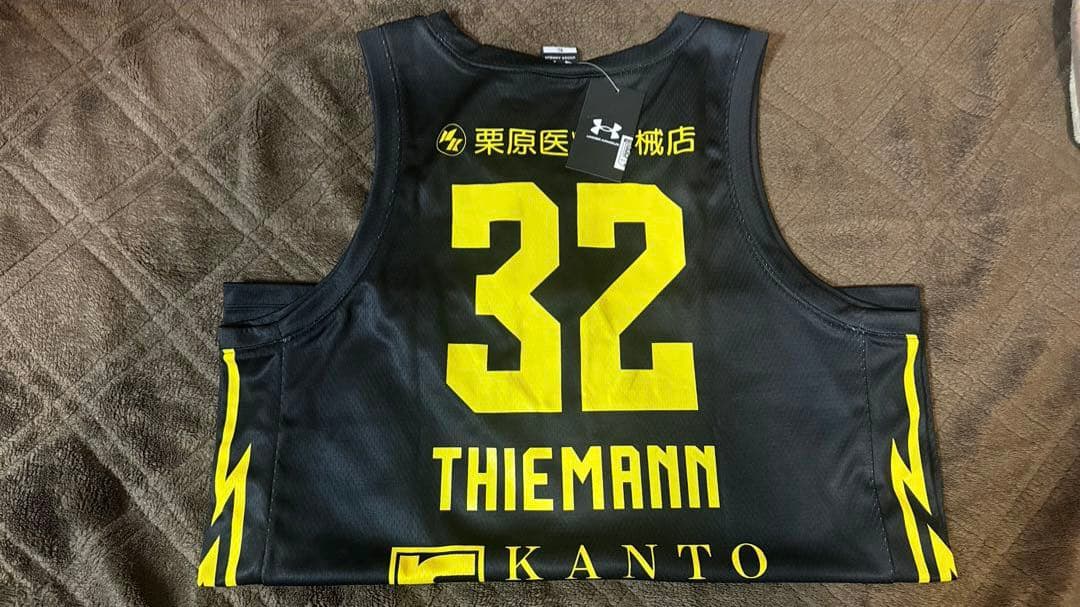 群馬クレインサンダーズ】レプリカユニフォーム（ヨハネス・ティーマン