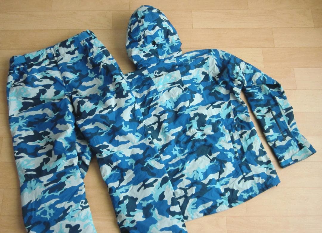 ■■11月限定■送料無料■GOLDWIN■男性用スキーウエア上下■XL■迷彩■■