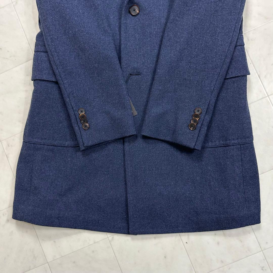 〈新品〉ARTISAN アルチザン【L】ウール100%チェスターコート ネイビー
