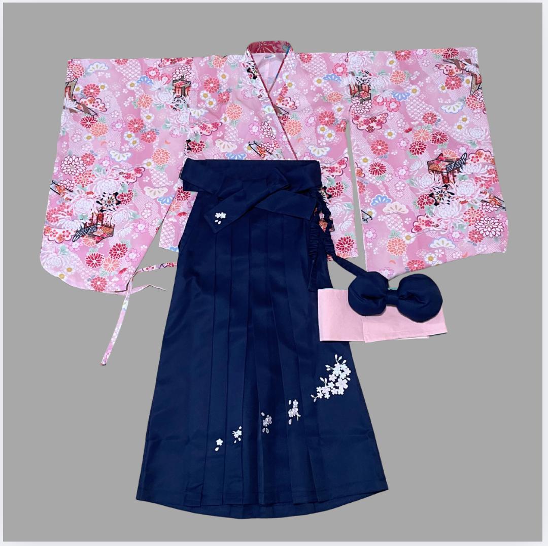 小学校卒業式用着物セット（肌襦袢付き） サイズ150