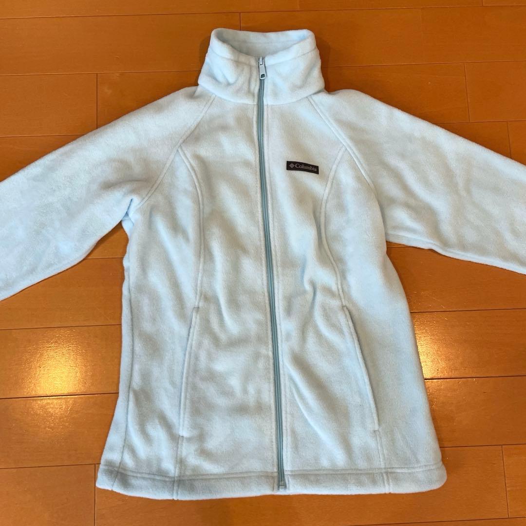 値下げしました！ 新品Columbia 水色フリースジャケット - メルカリ