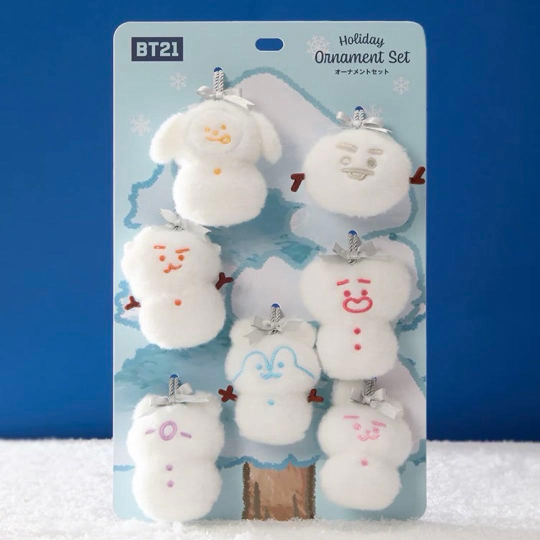 BT21 雪だるまオーナメントセット（SNOWMAN） - メルカリ