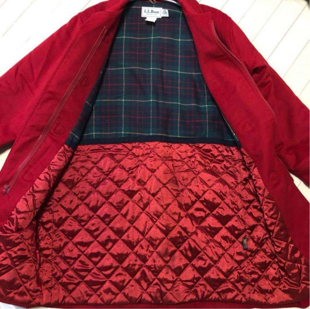 L.L.Bean ダッフルコート USA製 80-90s レッド