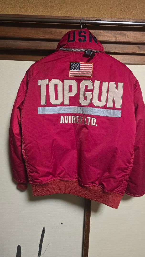 や*ん様 AVIREX TOPGUN フライトジャケット MA-1 ボンバージャ