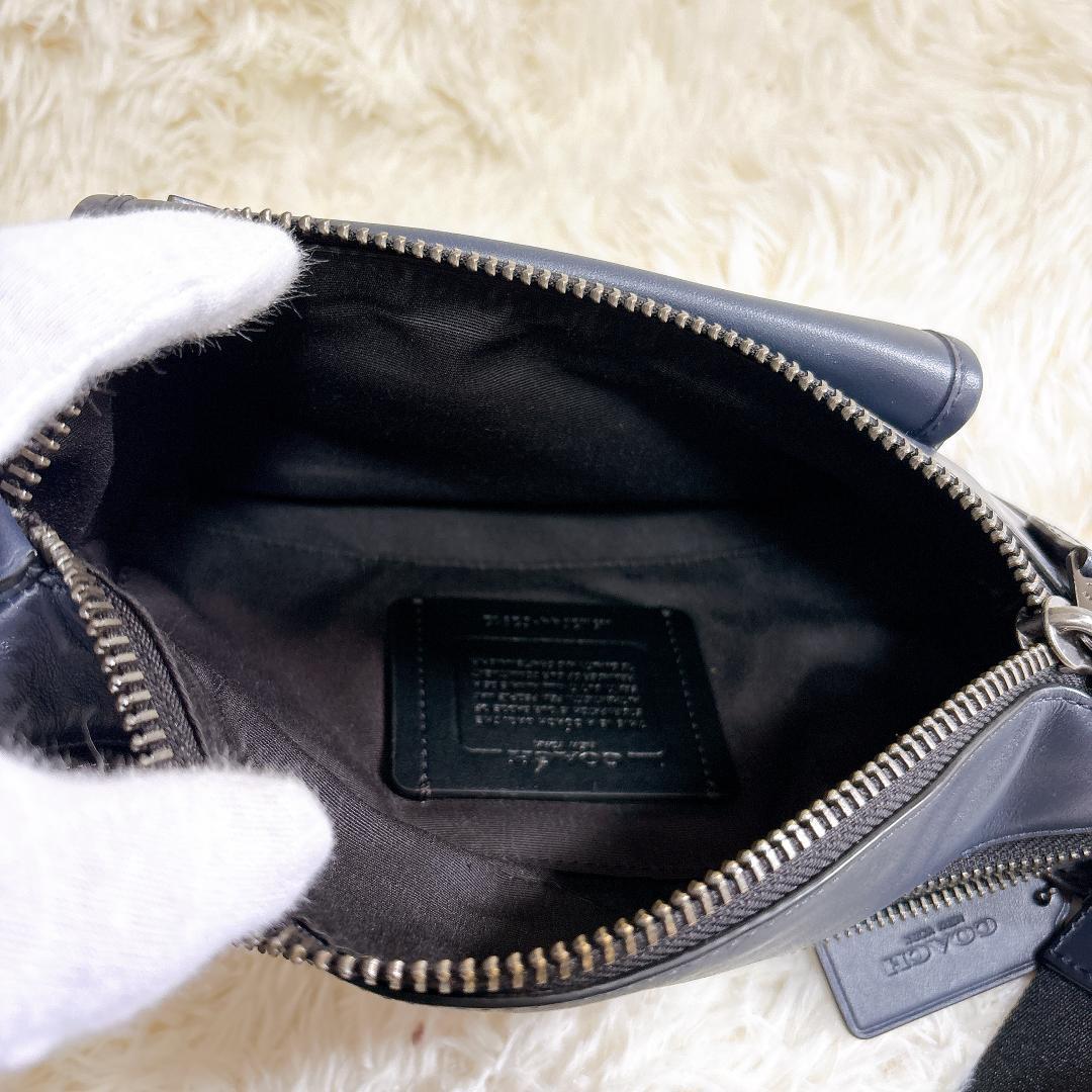 【極美品】コーチ COACH ボディバッグ レザー ターンロック 2way
