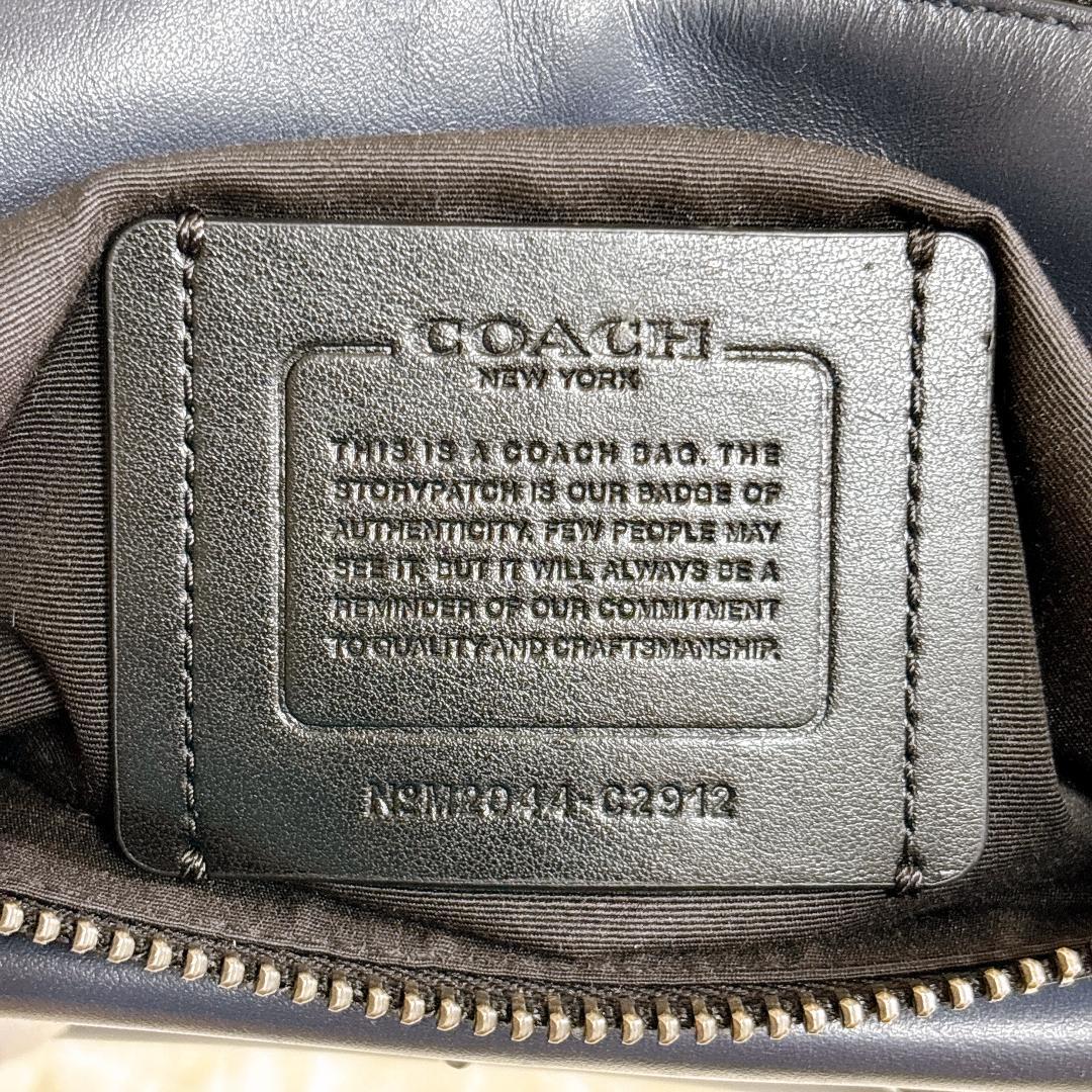 【極美品】コーチ COACH ボディバッグ レザー ターンロック 2way
