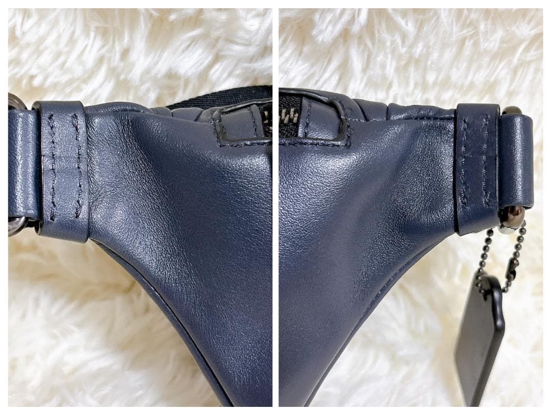 【極美品】コーチ COACH ボディバッグ レザー ターンロック 2way