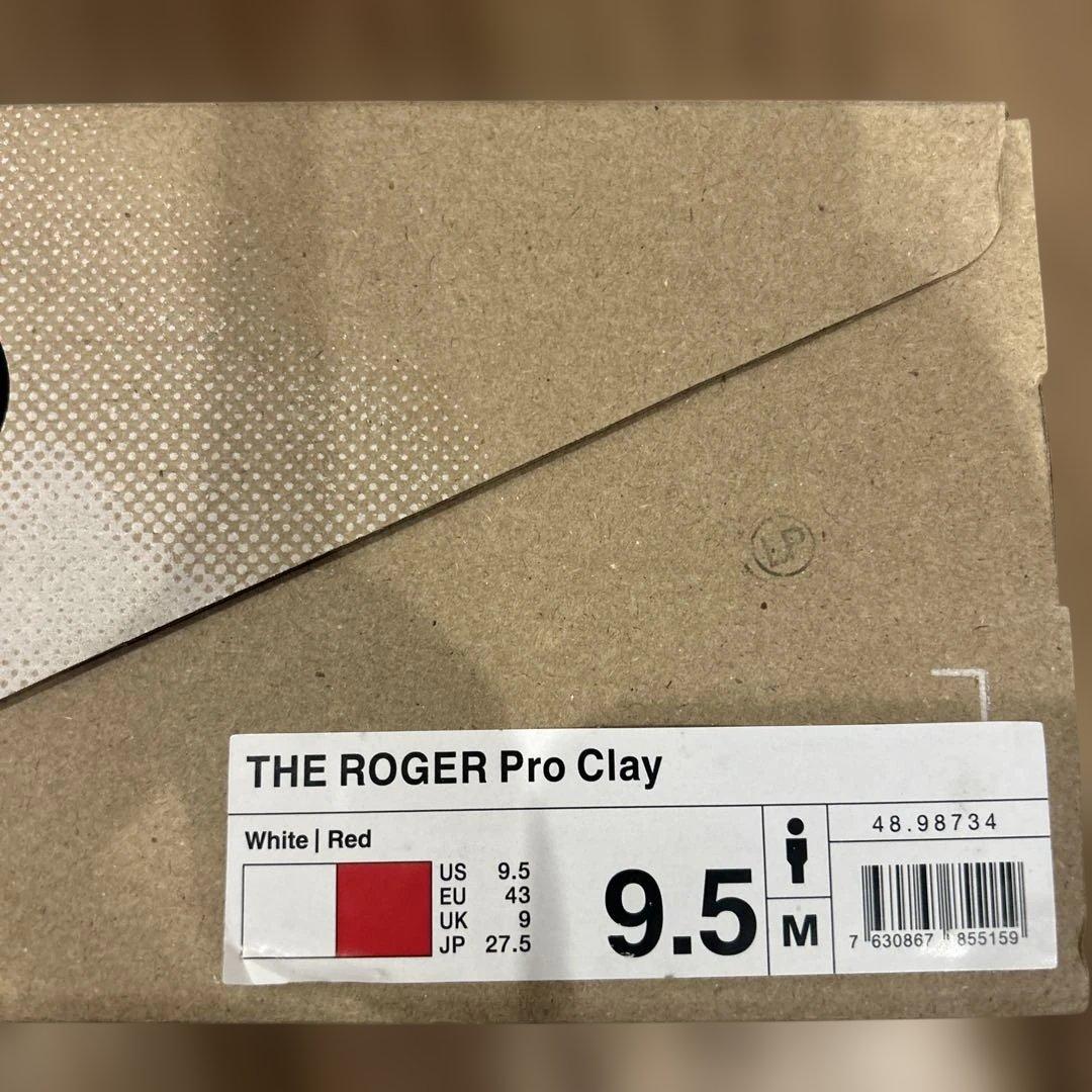 on テニスシューズ ホワイト/レッド/ブルー　ハードコート　27.5cm