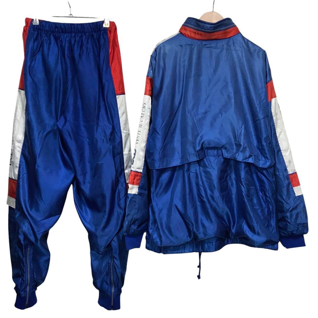 90s Ennerreエネーレ ジャージセットアップ プリントロゴ ワッペンロゴ