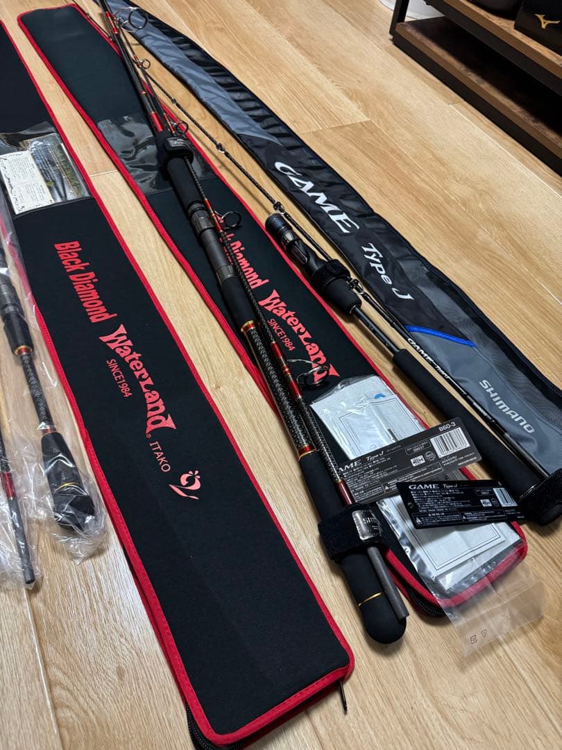 3本セット　ウォーターランド　ブラックダイヤモンド S803C S837他シマノ