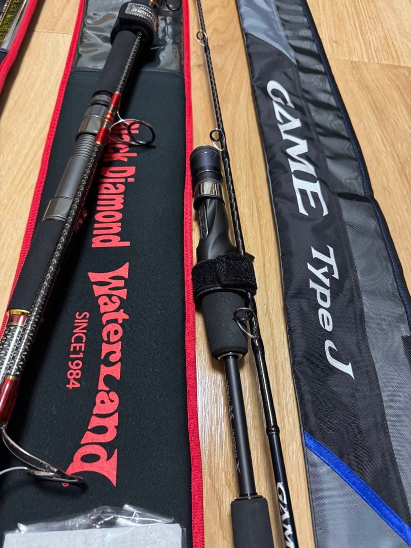 3本セット　ウォーターランド　ブラックダイヤモンド S803C S837他シマノ