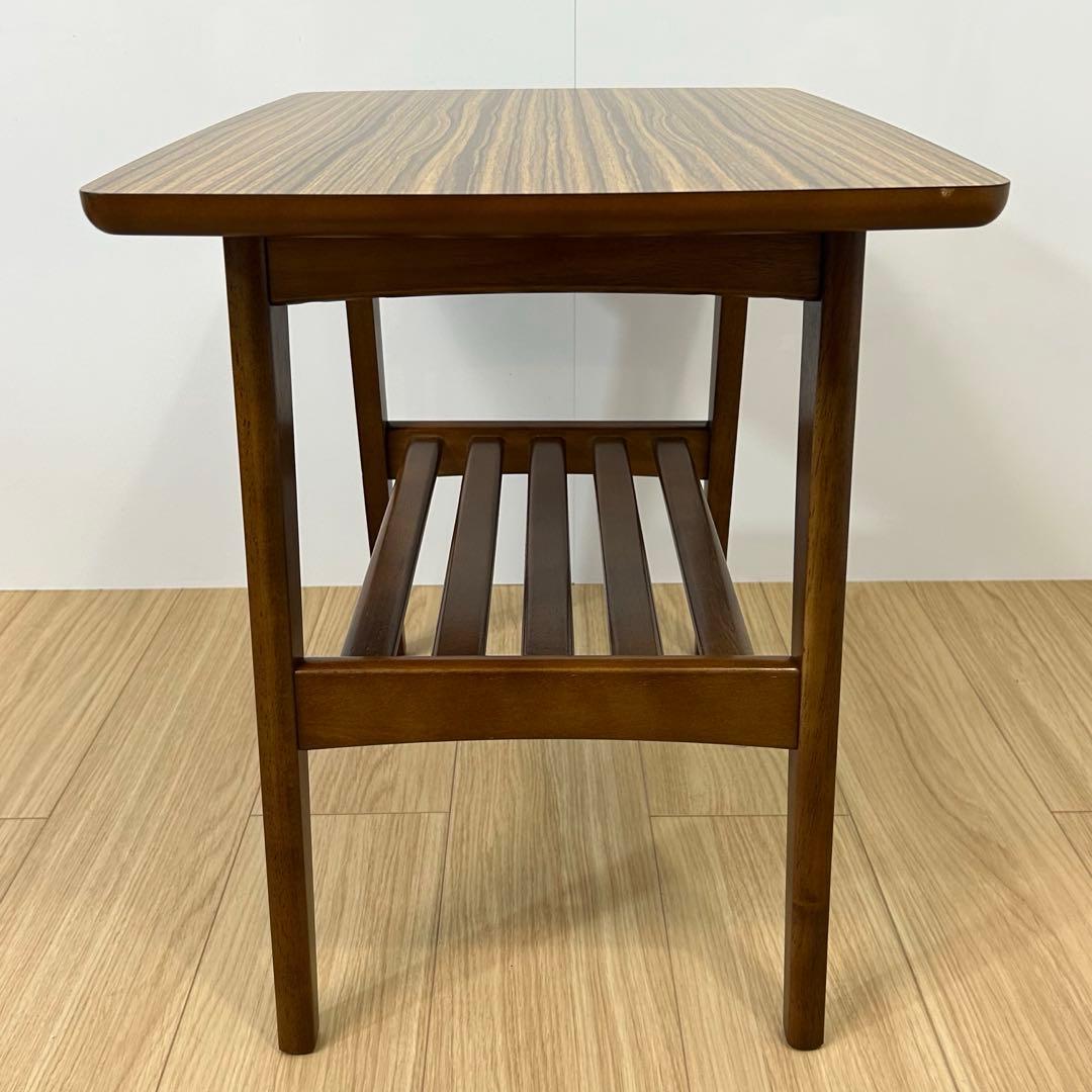 美品 カリモク60　リビングテーブル小　ウォールナット　サイドテーブル