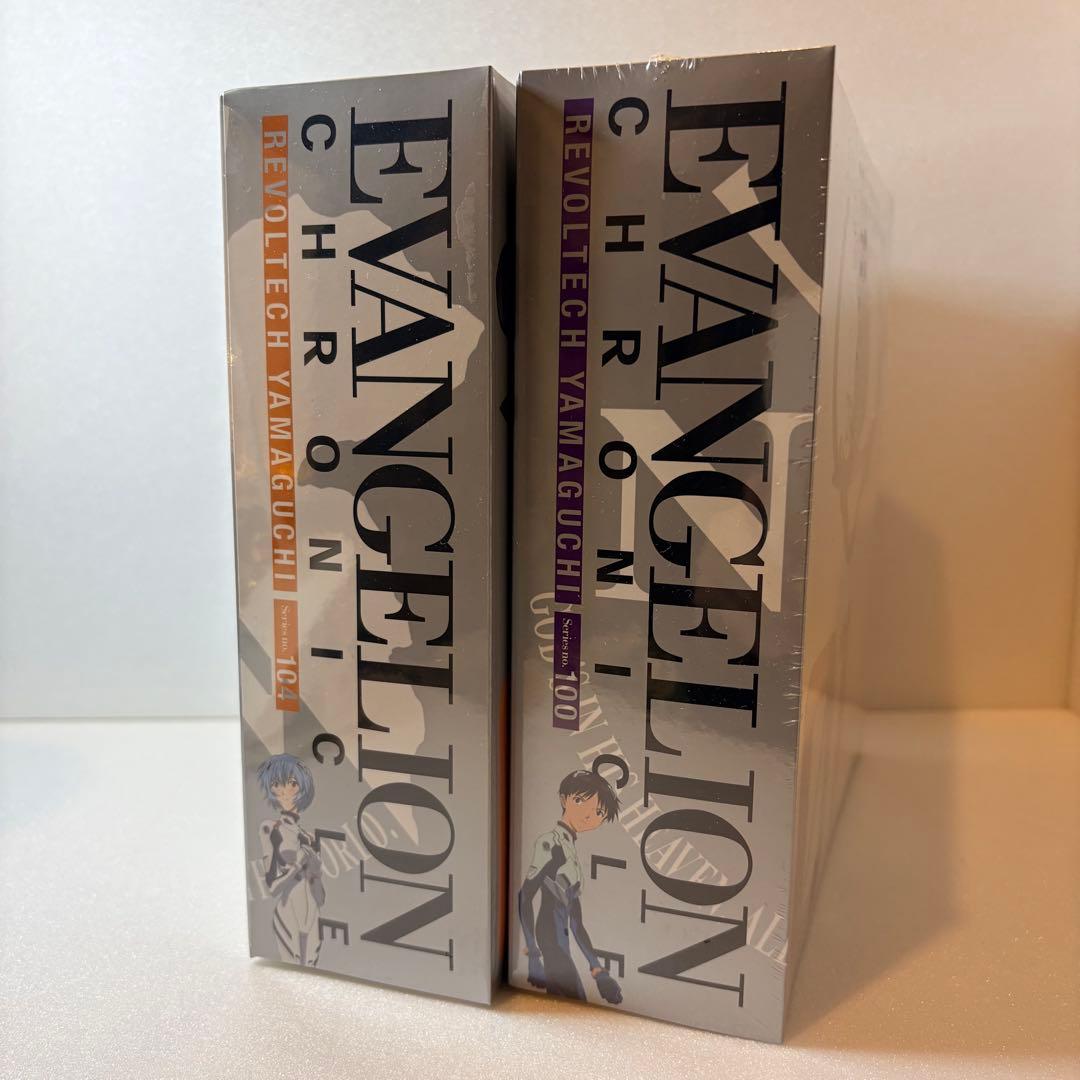 【未開封品】エヴァンゲリオン零号機(改)、初号機　リボルテックヤマグチ