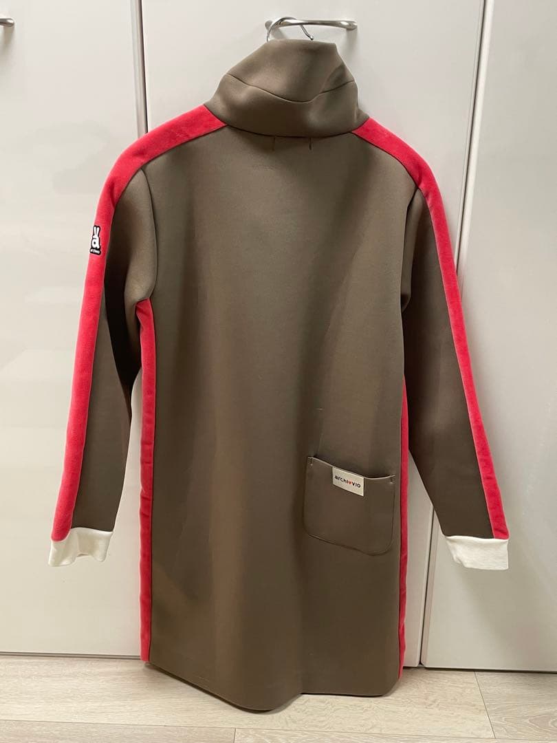 ゴルフワンピース ブラウン/ピンク