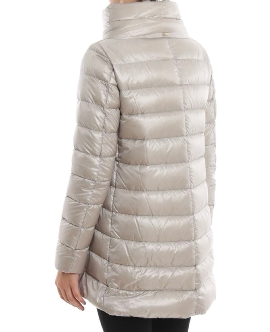 Herno★ふわふわダウンコート★Amelia★シャンパングレージュ44