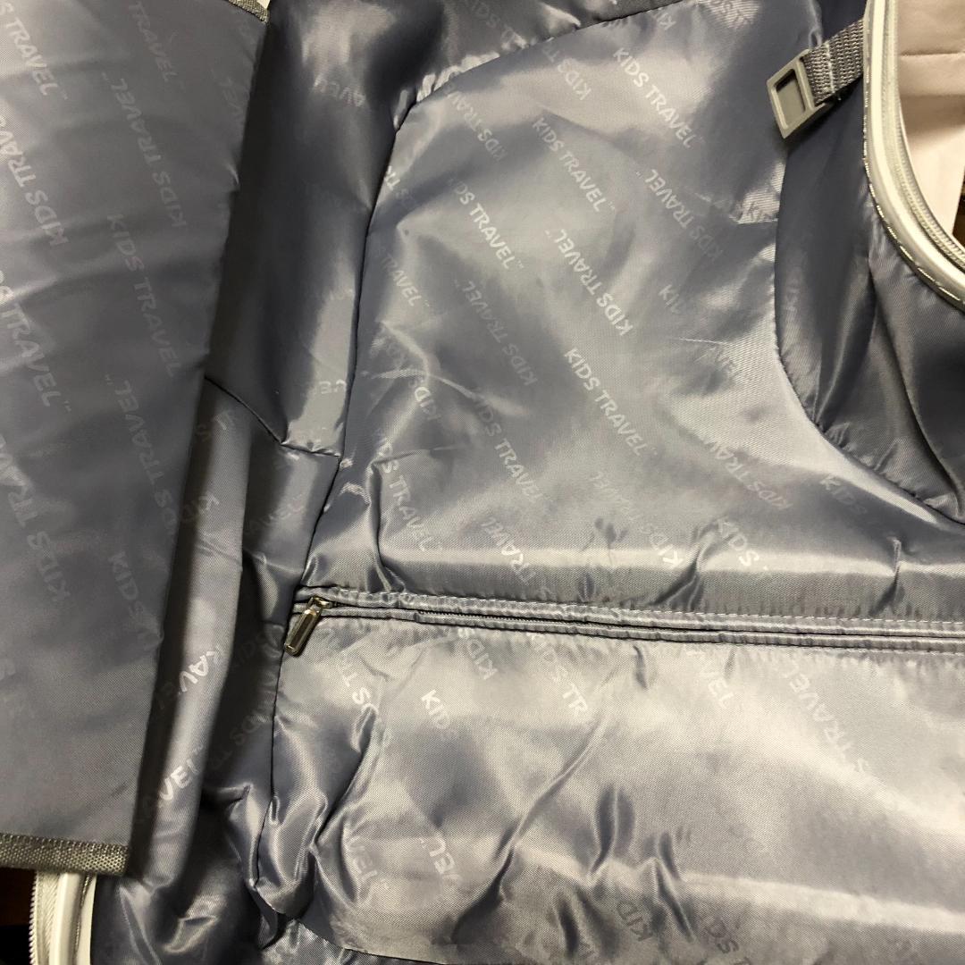 【中古】子供が乗れるキャリーケース キッズトラベル Mサイズ ピンクZ4