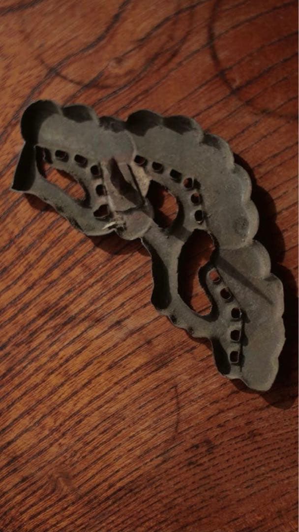 釘隠し　4点セット 鶴×3 松×1 古民家　骨董　古美術　古家具　古道具