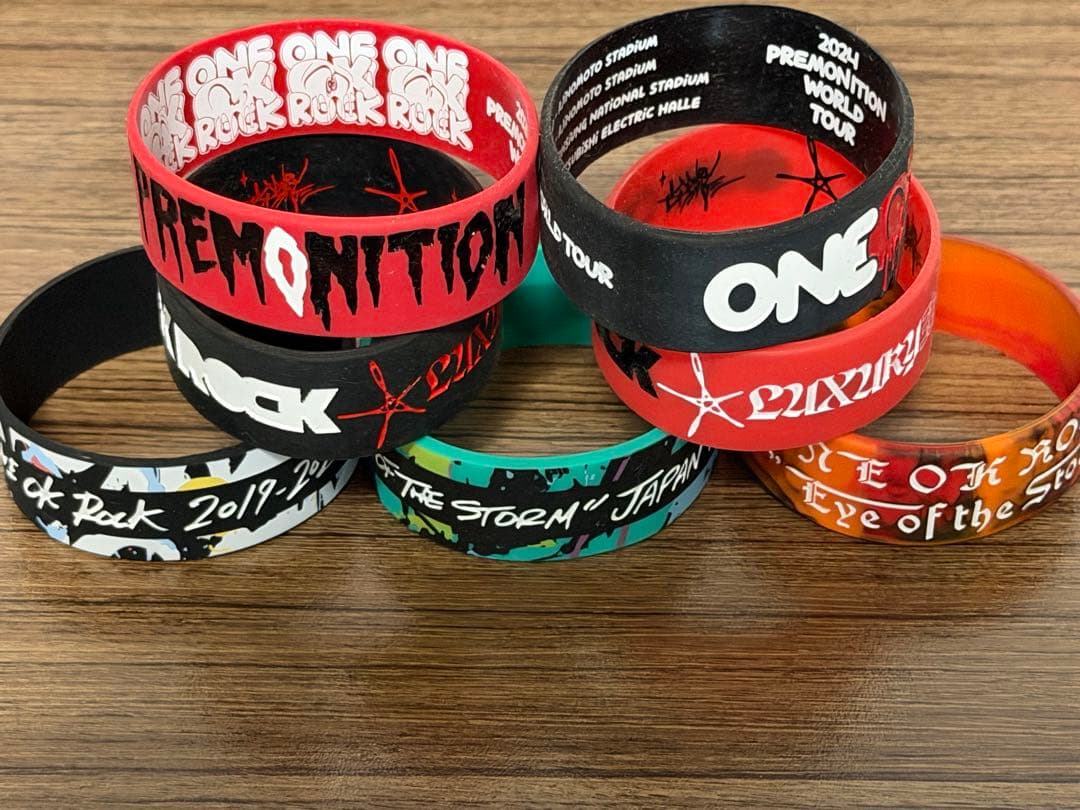ONE OK ROCK ラバーバンド 新作】ONE OK ROCK ラバーバンド まとめ売り