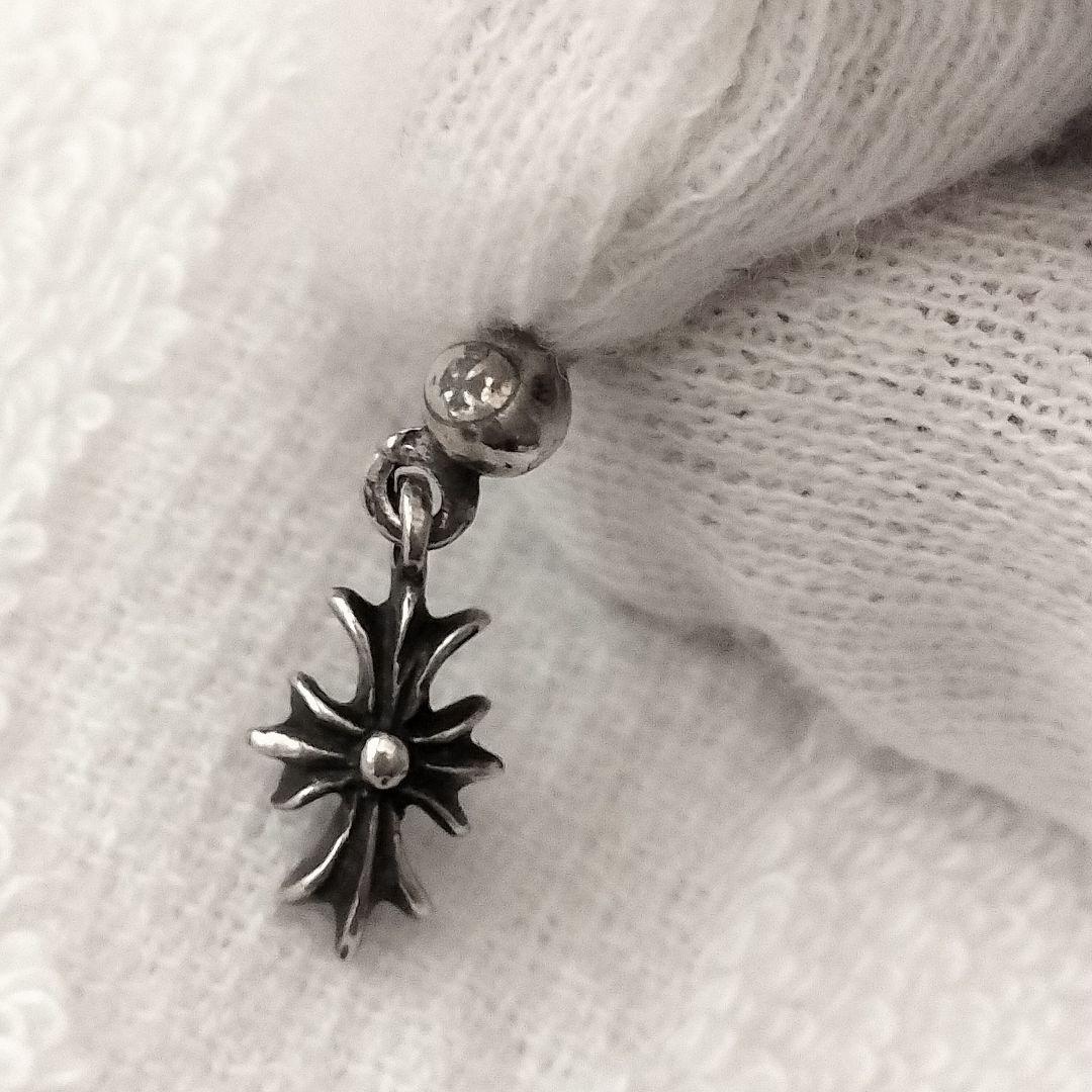 Chrome HeartsTiny E タイニーE ドロップ ピアス シルバー