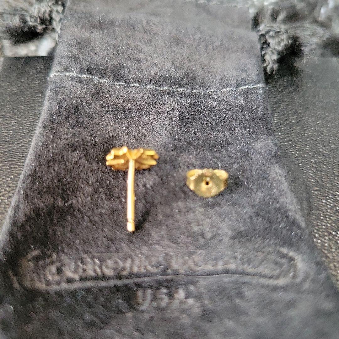 【肩甲骨クラッシャー】クロムハーツ 22K 1ダイヤ ピアス