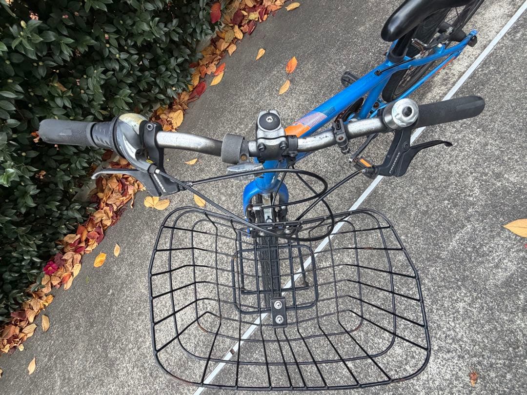 Cannondale 子供用自転車 青 前カゴ付き キャノンデール 20インチ