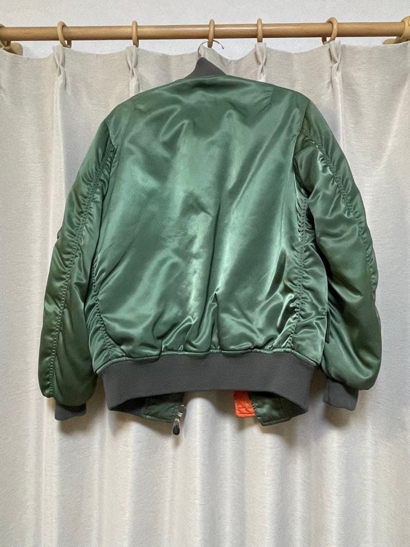 オリーブグリーン MA-1 ジャケット - メルカリ