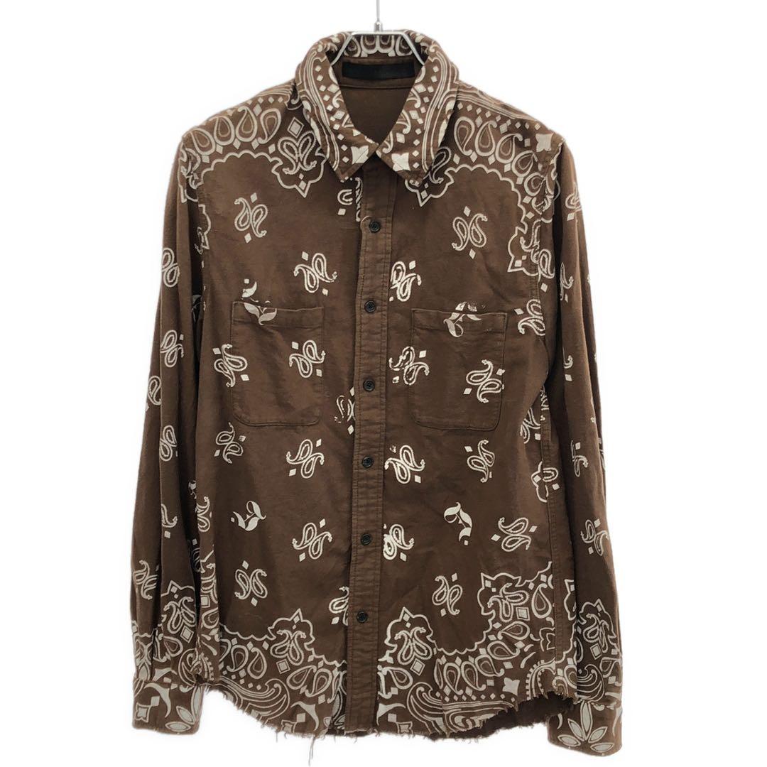 GRY ファッション jun nakayama ペイズリーシャツ yzerr 着用 ジュン