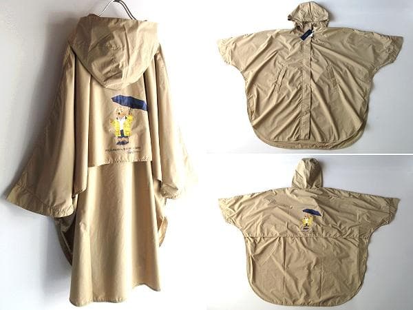 田村石山　新品 ラルフローレン 2024年 ポロベア レインポンチョ