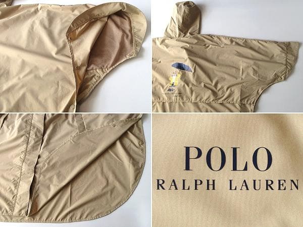 田村石山　新品 ラルフローレン 2024年 ポロベア レインポンチョ