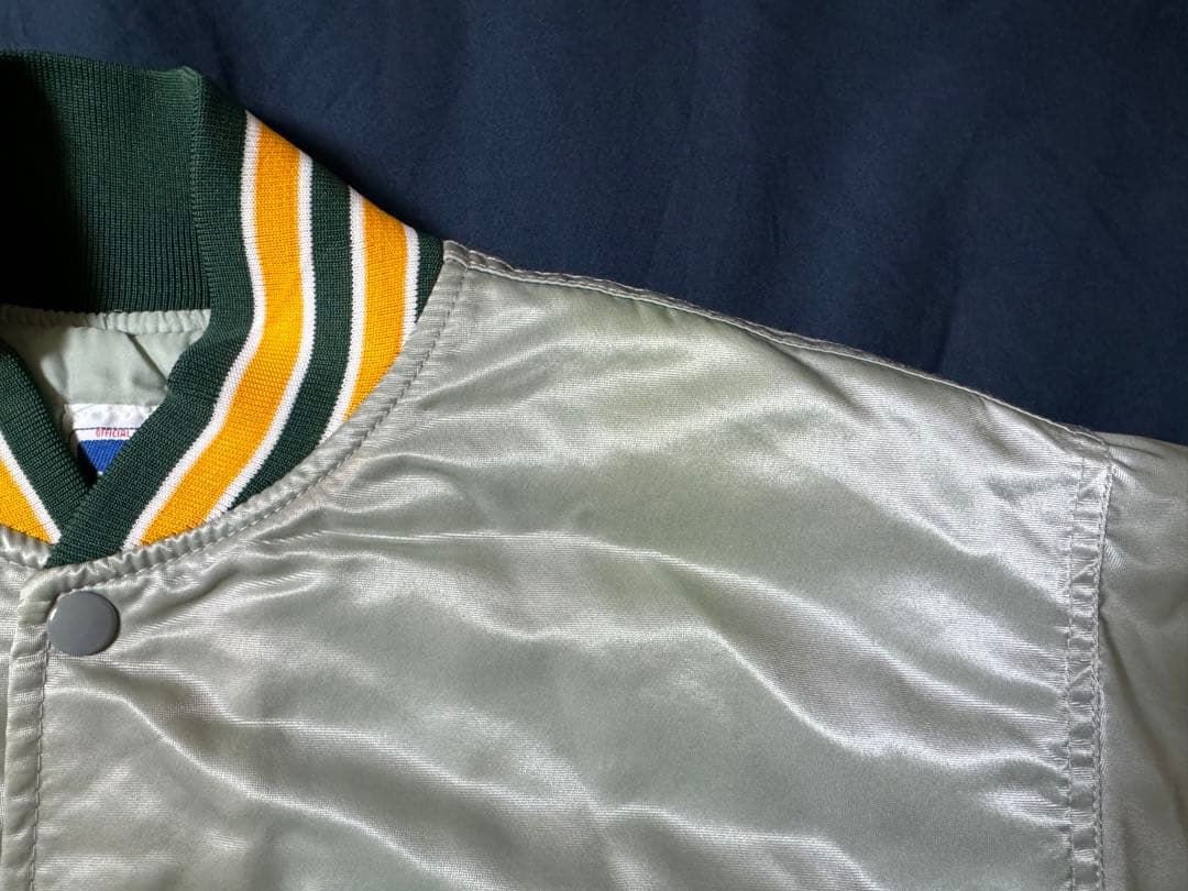 ☆美品レア！フェルコ MLB オークランド・アスレチックス スタジャン