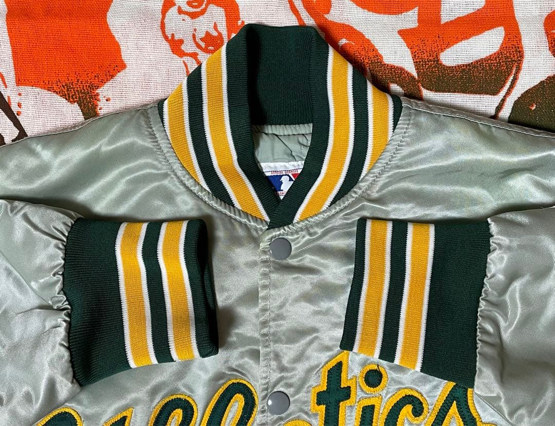 ☆美品レア！フェルコ MLB オークランド・アスレチックス スタジャン